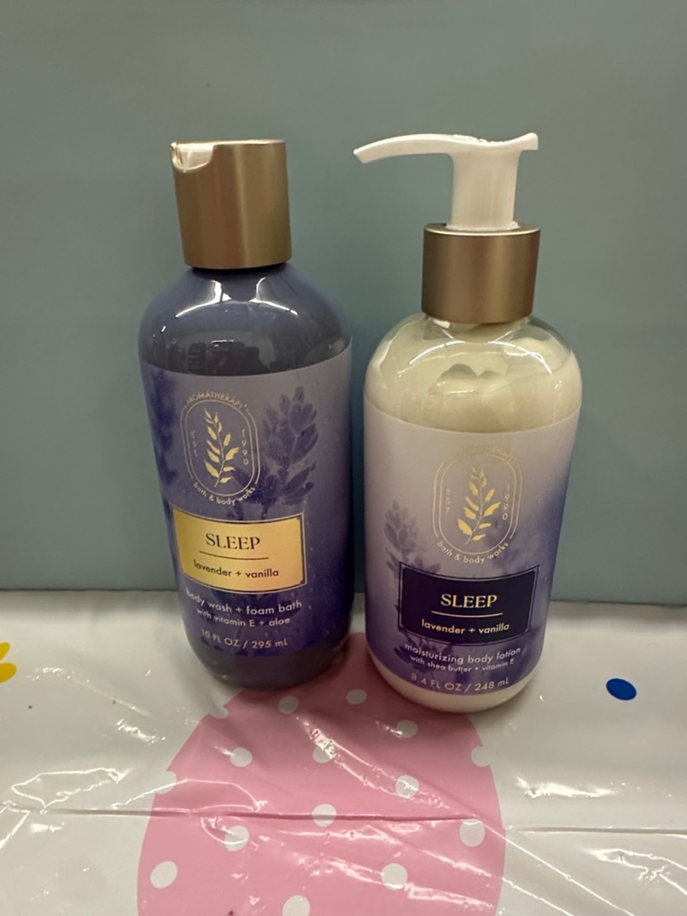 SLEEP Lavender + Vanilla Body Wash & Lotion Duo